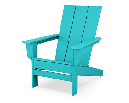 POLYWOOD® Modern Studio Adirondack Chair in Aruba