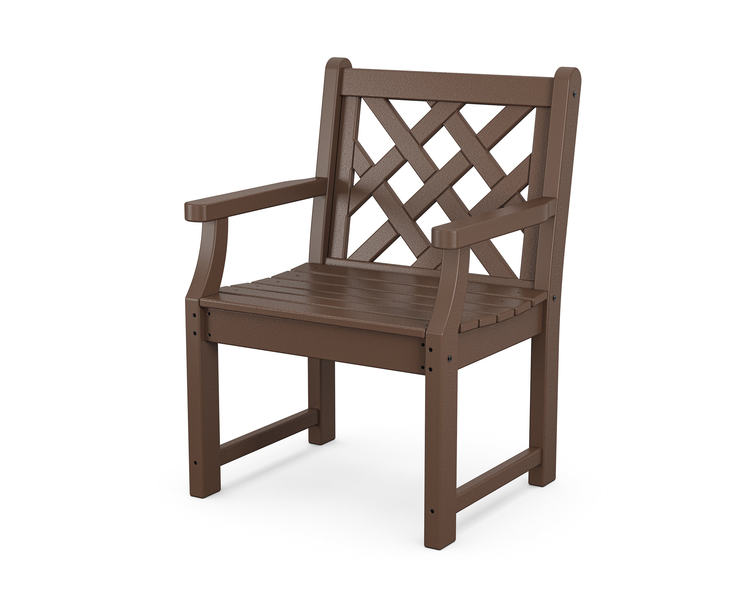 Country Living Wovendale Garden Arm Chair in Mahogany