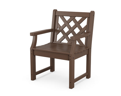 Country Living Wovendale Garden Arm Chair in Mahogany