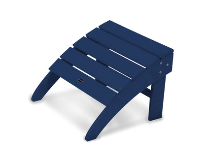 POLYWOOD® South Beach Adirondack Ottoman in Navy