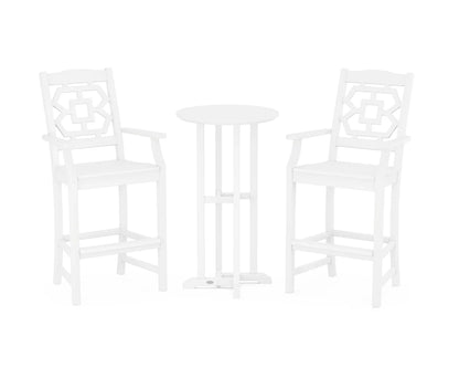 Chinoiserie 3-Piece Farmhouse Bar Set