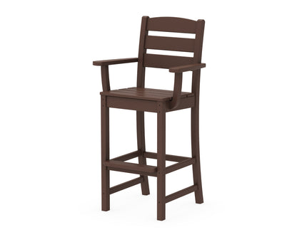 POLYWOOD® Lakeside Bar Arm Chair in Mahogany