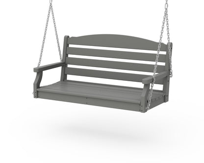 POLYWOOD® Savannah 48" Swing in Slate Grey