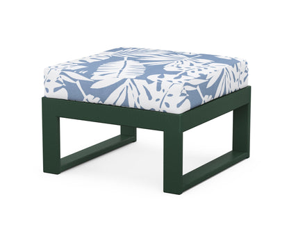 Unbranded Modular Ottoman - Modern in Green / Leaf Sky Blue
