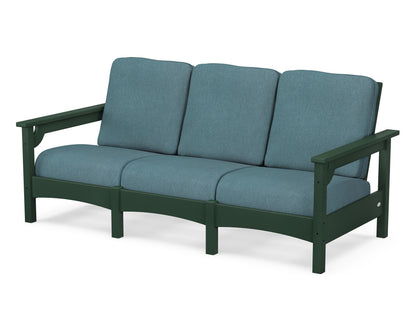 POLYWOOD® Club Sofa in Green / Ocean Teal