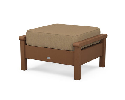 POLYWOOD® Harbour Deep Seating Ottoman in Teak / Sesame