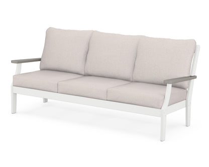 Braxton Deep Seating Sofa - White