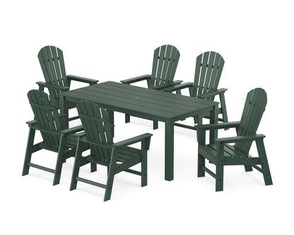 POLYWOOD® South Beach 7-Piece Parsons Dining Set in Green