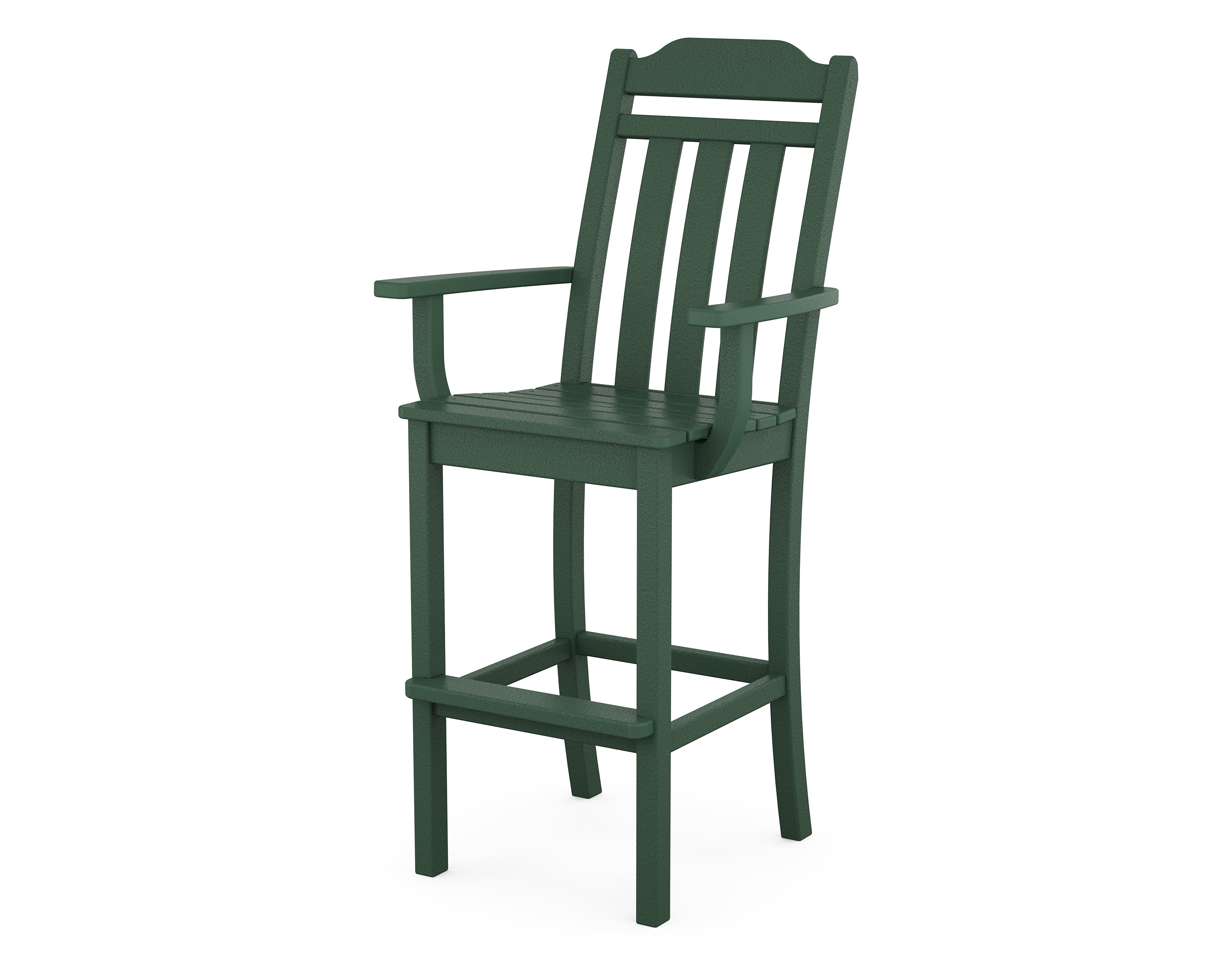 Country Living Cottage Bar Arm Chair in Green