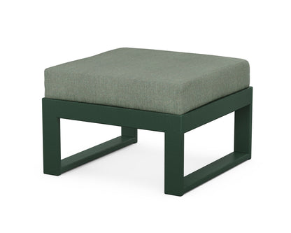 Unbranded Modular Ottoman - Modern in Green / Cast Sage