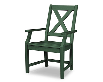 POLYWOOD® Braxton Dining Arm Chair in Green