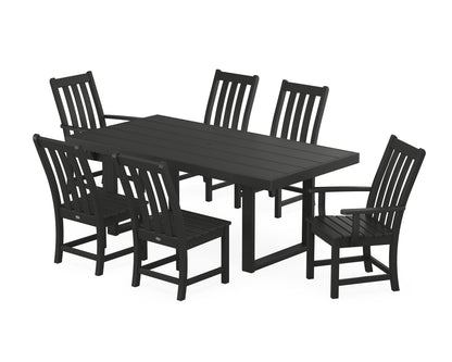 POLYWOOD® Vineyard 7-Piece Dining Set in Black