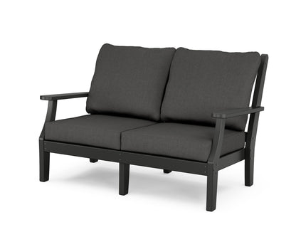 Country Living Wovendale Deep Seating Loveseat in Black / Spectrum Carbon