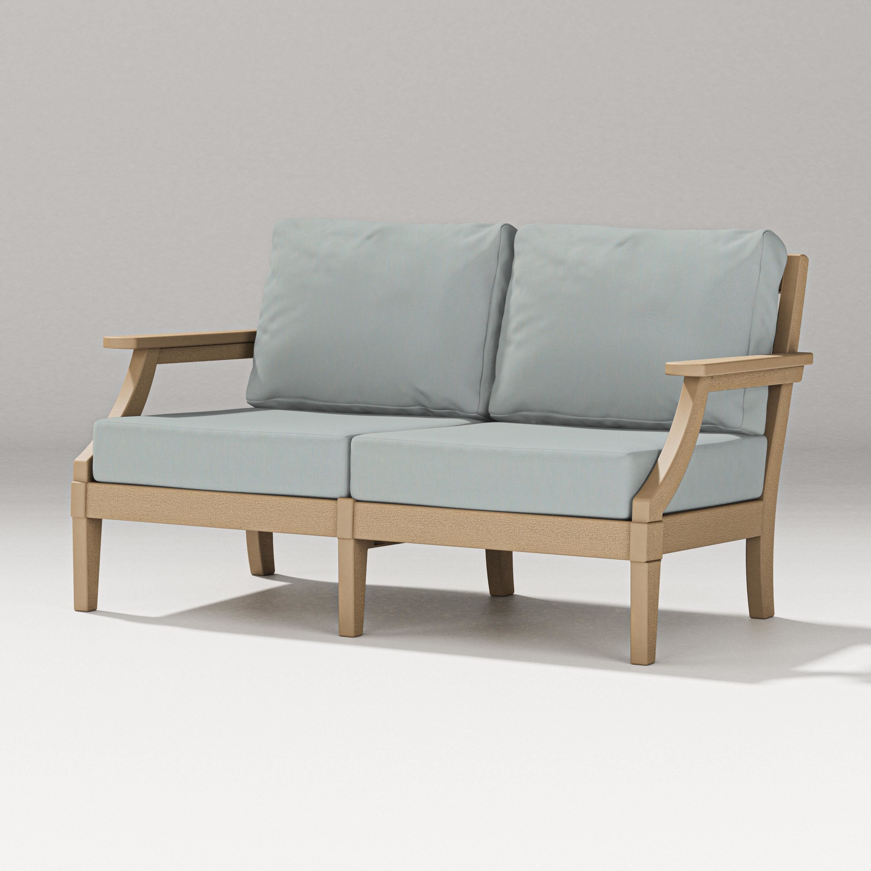 PW Designer Series Estate Loveseat in Vintage Sahara / Spa