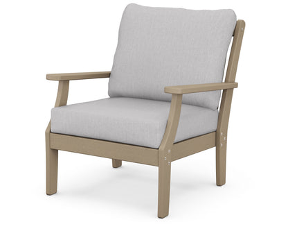 POLYWOOD® Braxton Deep Seating Chair in Vintage Sahara / Granite
