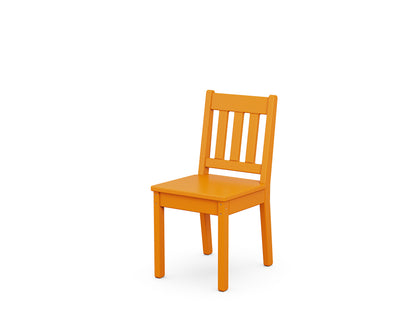 POLYWOOD® Kids Vineyard Dining Chair in Tangerine