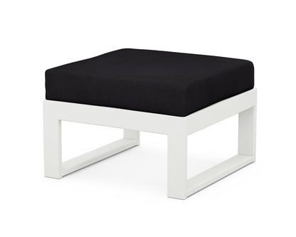 Unbranded Modular Ottoman - Modern in Vintage White / Midnight Linen