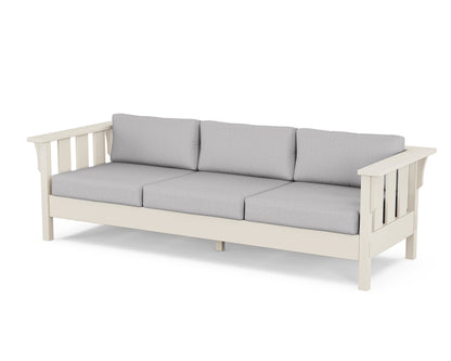 Martha Stewart by POLYWOOD® Acadia Deep Seating Sofa in Sand / Granite