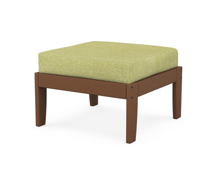 Unbranded Modular Ottoman - Classic in Teak / Chartreuse Boucle