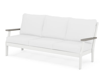 Braxton Deep Seating Sofa - White