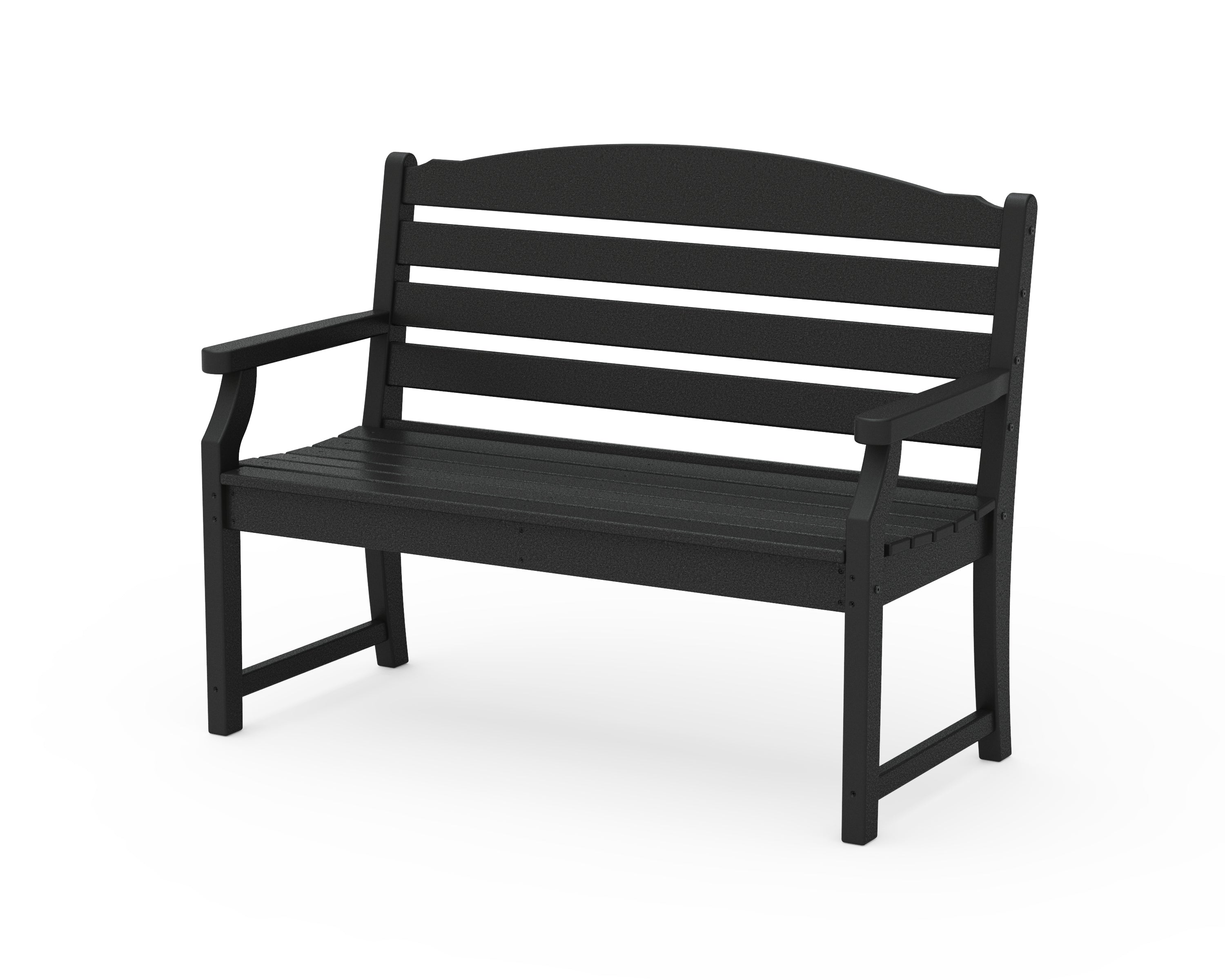 POLYWOOD® Savannah 48" Bench in Black
