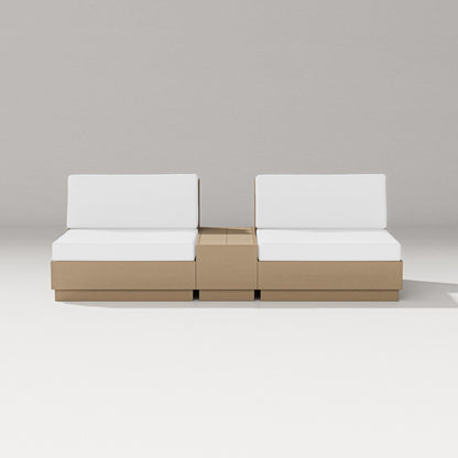 PW Designer Series Elevate Lounge Chair Set in Vintage Sahara / Natural