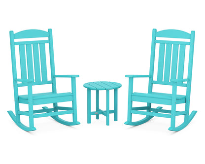 POLYWOOD® Presidential 3-Piece Rocker Set in Aruba