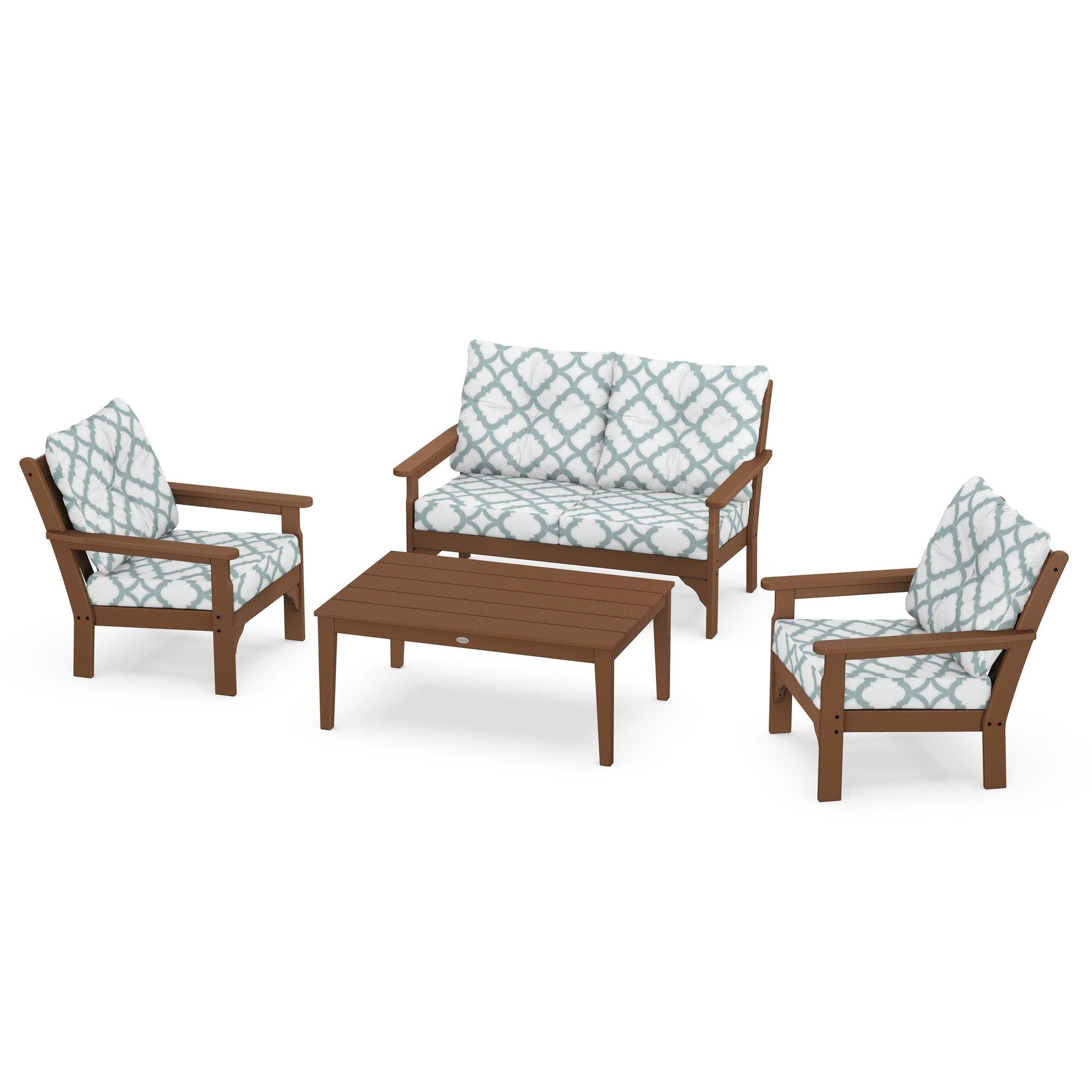Vineyard 4 Piece Deep Seating Set - Teak