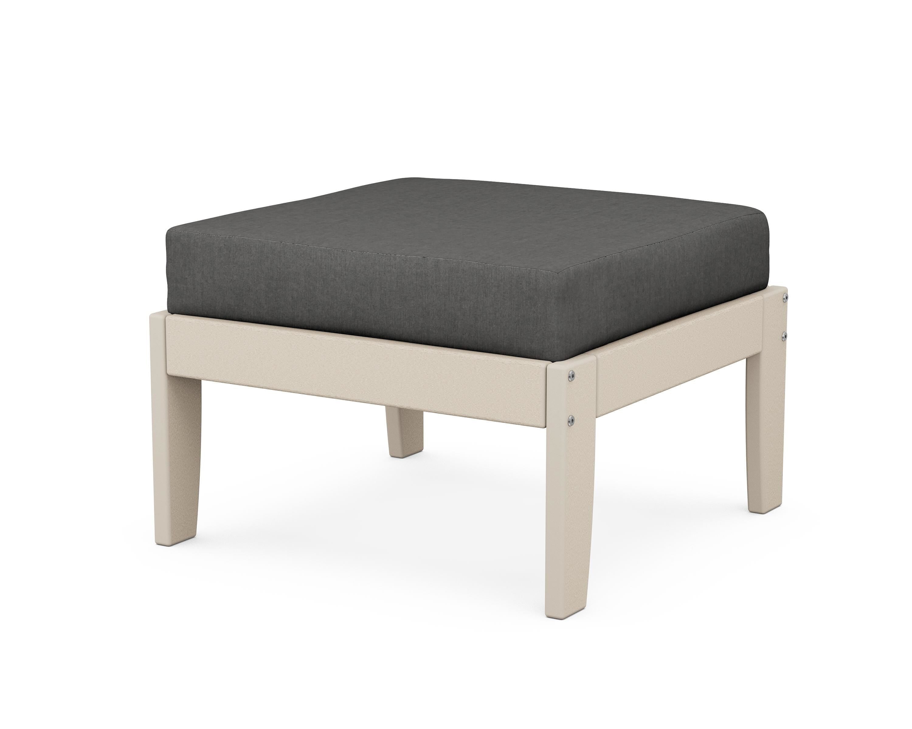 Unbranded Modular Ottoman - Classic in Sand / Spectrum Carbon