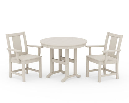 POLYWOOD® Prairie 3-Piece Farmhouse Dining Set in Sand