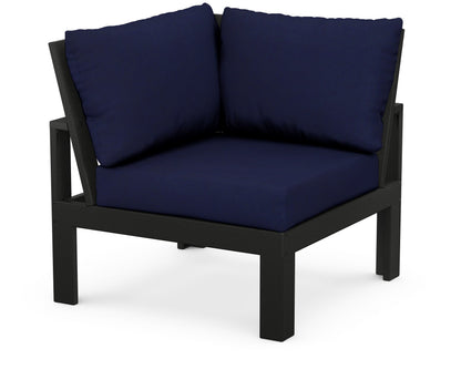 Unbranded Modular Corner Chair in Black / Navy