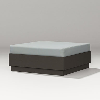 PW Designer Series Elevate Lounge Ottoman in Vintage Coffee / Spa