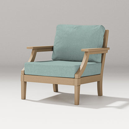 PW Designer Series Estate Lounge Chair in Vintage Sahara / Glacier Spa