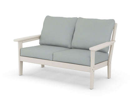 Country Living Cottage Deep Seating Loveseat in Sand / Spa