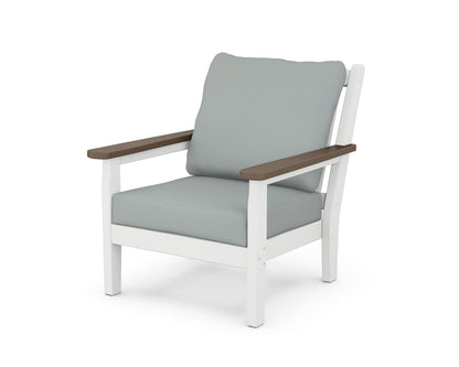 Chippendale Deep Seating Chair - White