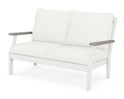 Braxton Deep Seating Loveseat - White
