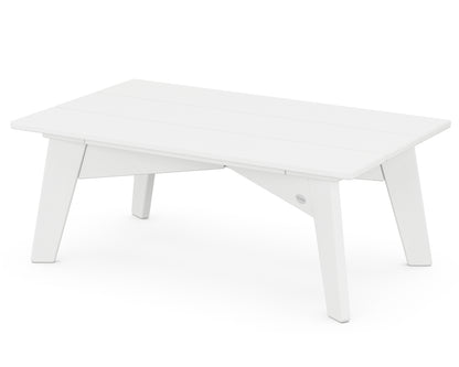 POLYWOOD® Riviera Modern Coffee Table in White