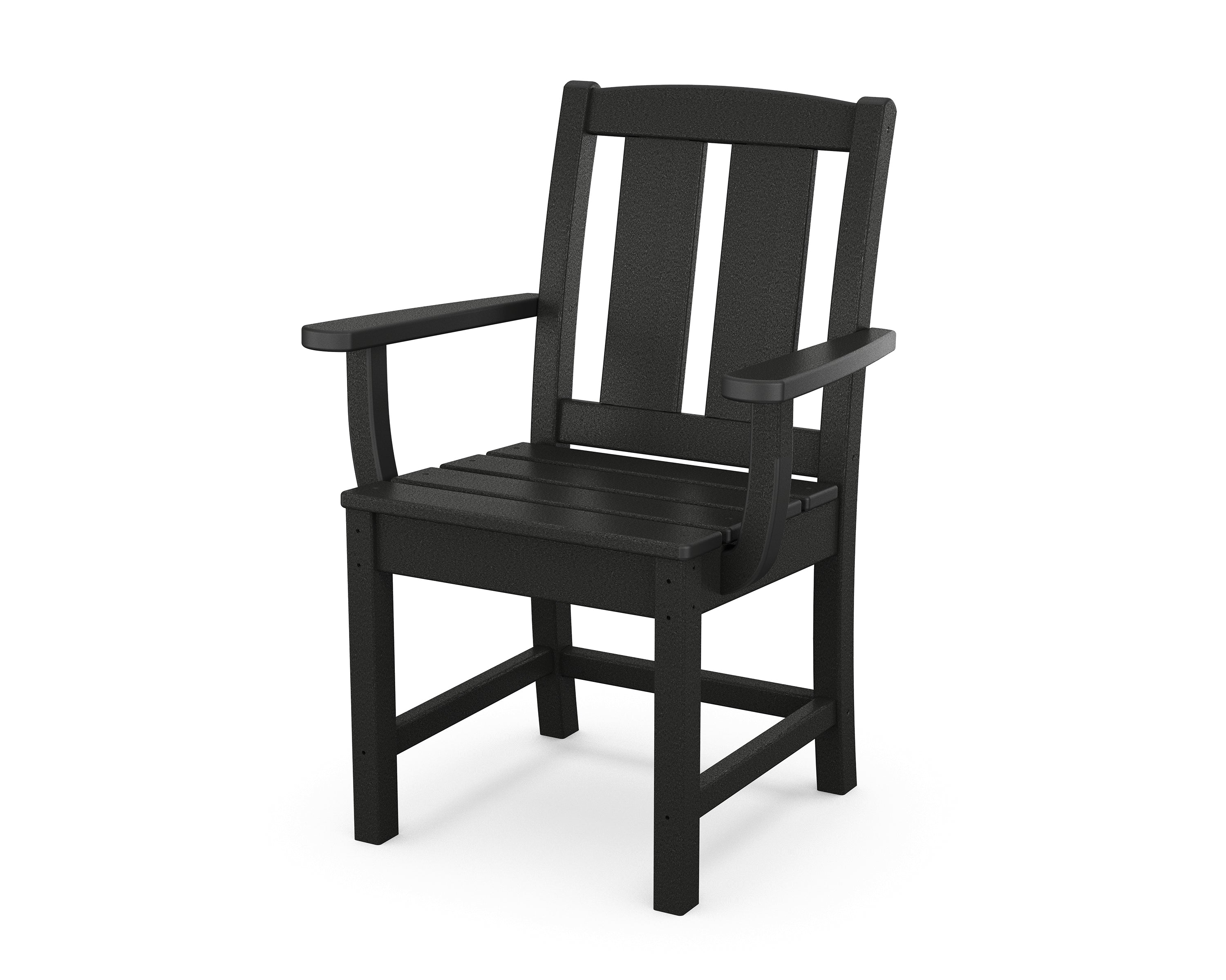 POLYWOOD® Mission Dining Arm Chair in Black