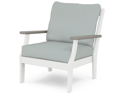 Braxton Deep Seating Chair - White