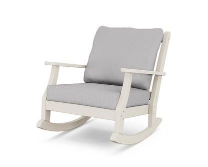 Country Living Wovendale Deep Seating Rocking Chair in Sand / Granite
