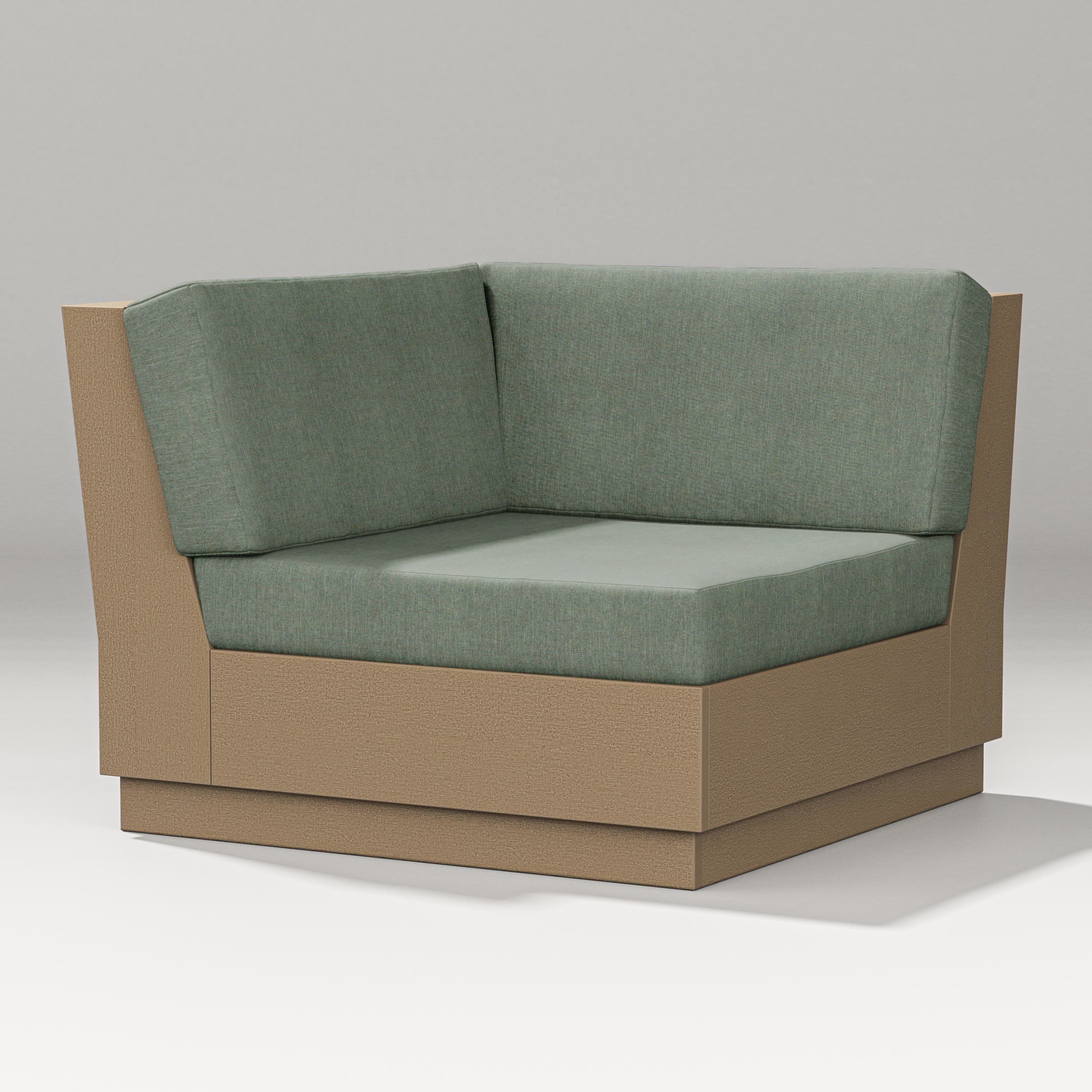 PW Designer Series Elevate Modular Corner Chair in Vintage Sahara / Cast Sage