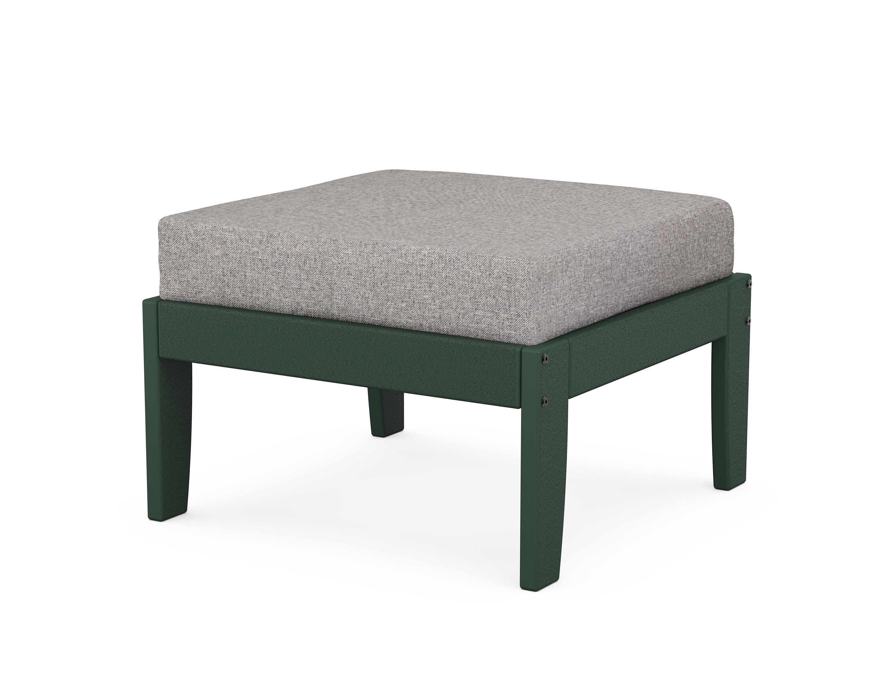 Unbranded Modular Ottoman - Classic in Green / Grey Mist