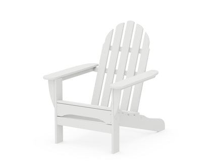 POLYWOOD® Classic Adirondack Chair in White