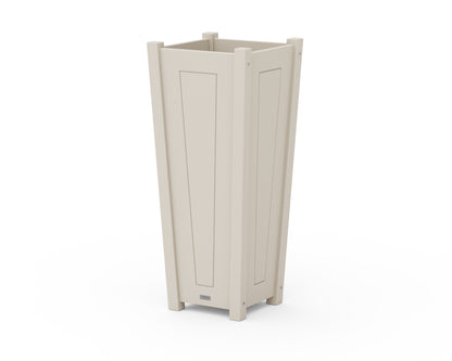Country Living Country Living Tapered Square Tall Planter Box in Sand
