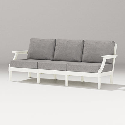PW Designer Series Estate Sofa in Vintage White / Grey Mist