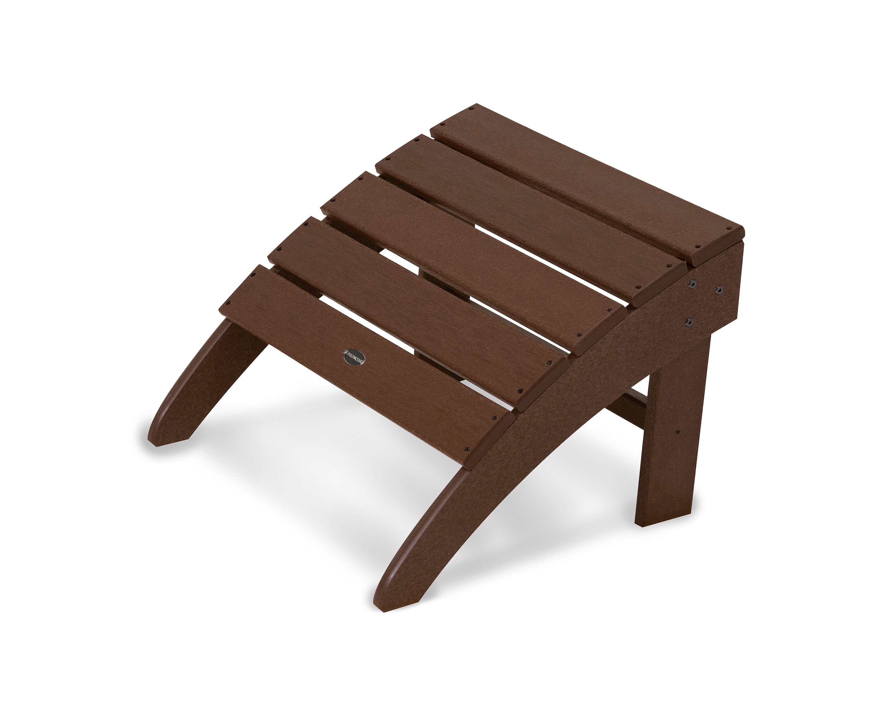 POLYWOOD® South Beach Adirondack Ottoman in Mahogany