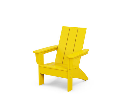 POLYWOOD® Kids Modern Adirondack Chair in Lemon