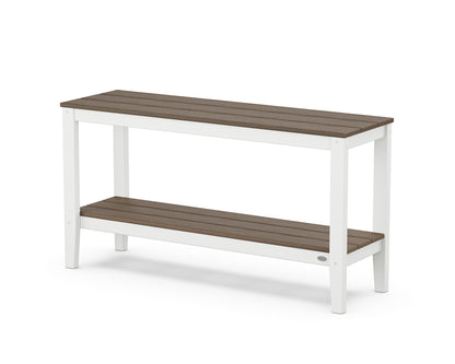 POLYWOOD® Newport 55" Console Table in White / Kona