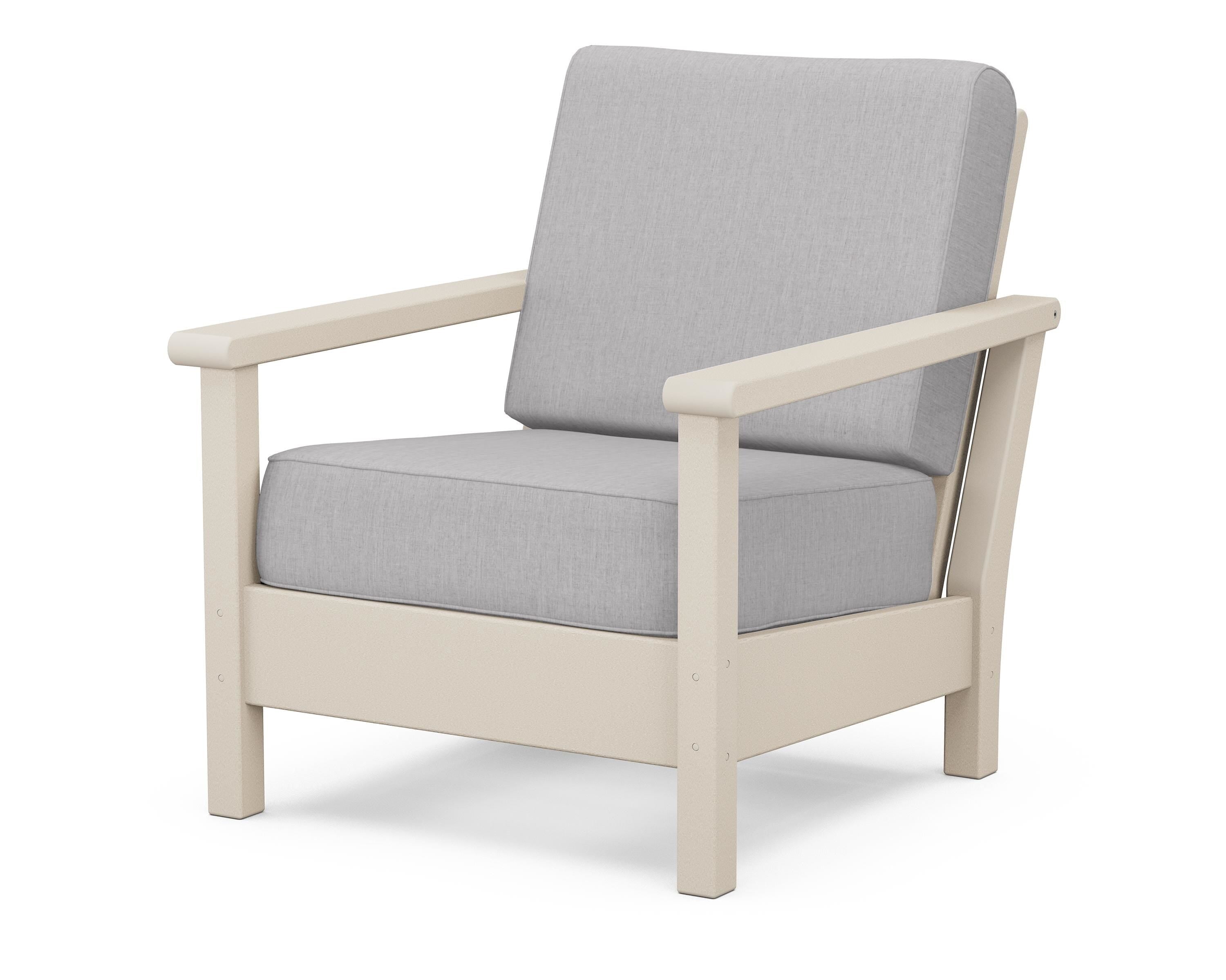 POLYWOOD® Harbour Deep Seating Chair in Sand / Granite