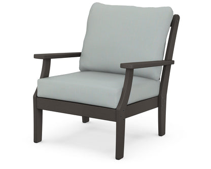 POLYWOOD® Braxton Deep Seating Chair in Vintage Coffee / Spa